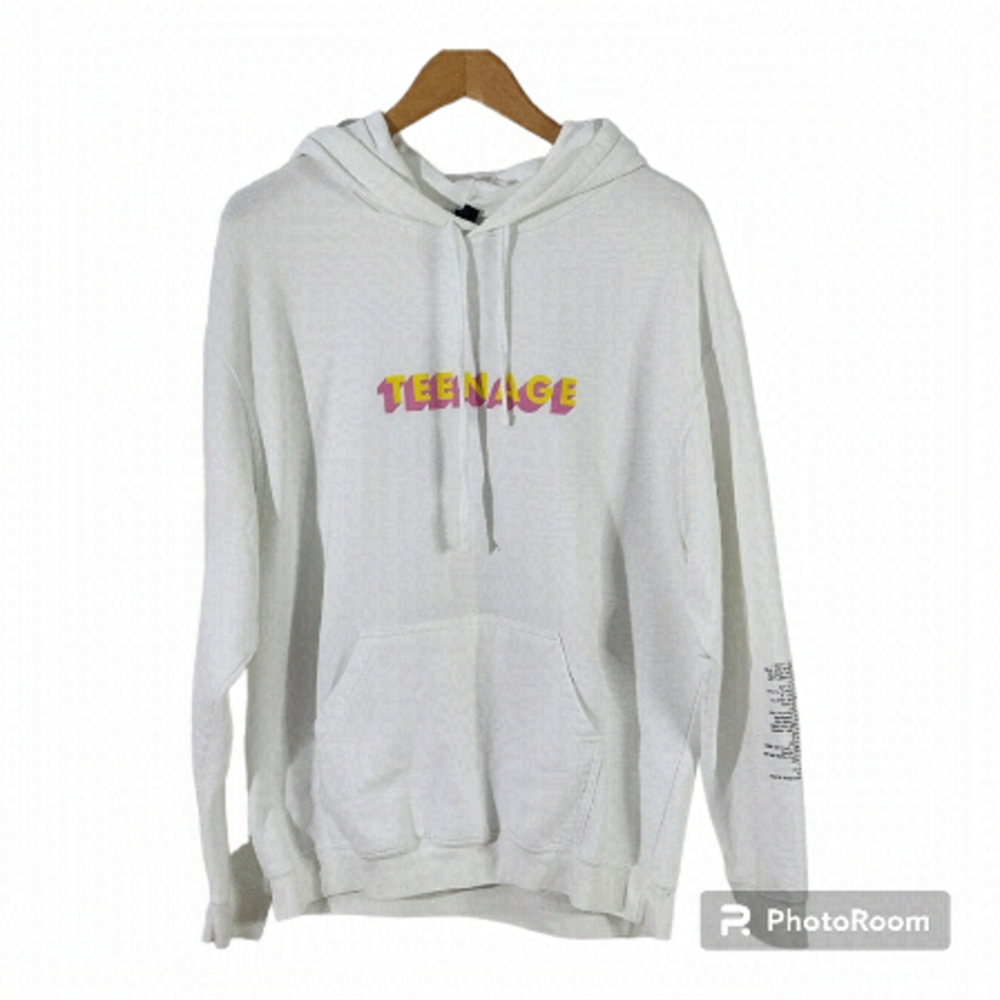 TEENAGE Fever White Hoodie Sweatshirt